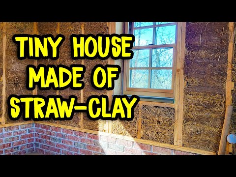 Tiny House Tour - See How We Built This Straw-Clay Tiny House
