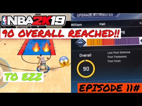NBA 2K19 Mobile My Career EP 11 - 90 OVERALL REACHED!! THE GRIND IS REAL