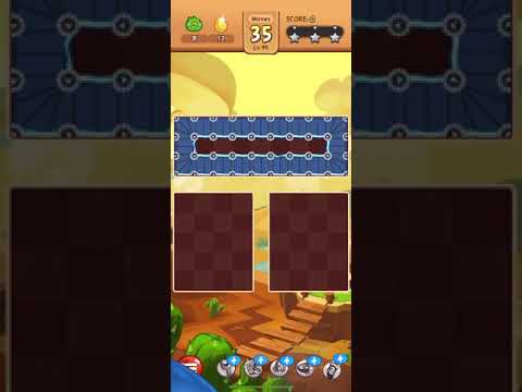 Angry Birds Blast level 95: 5 pigs & 4 eggs