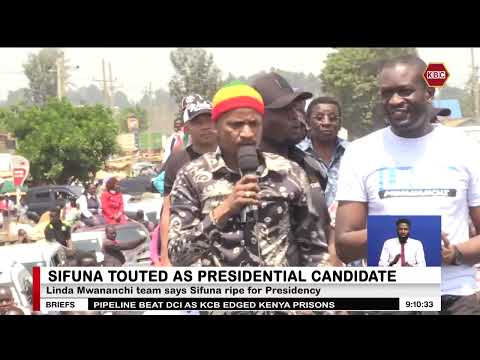 Sifuna ripe for Presidency, says Linda Mwananchi team