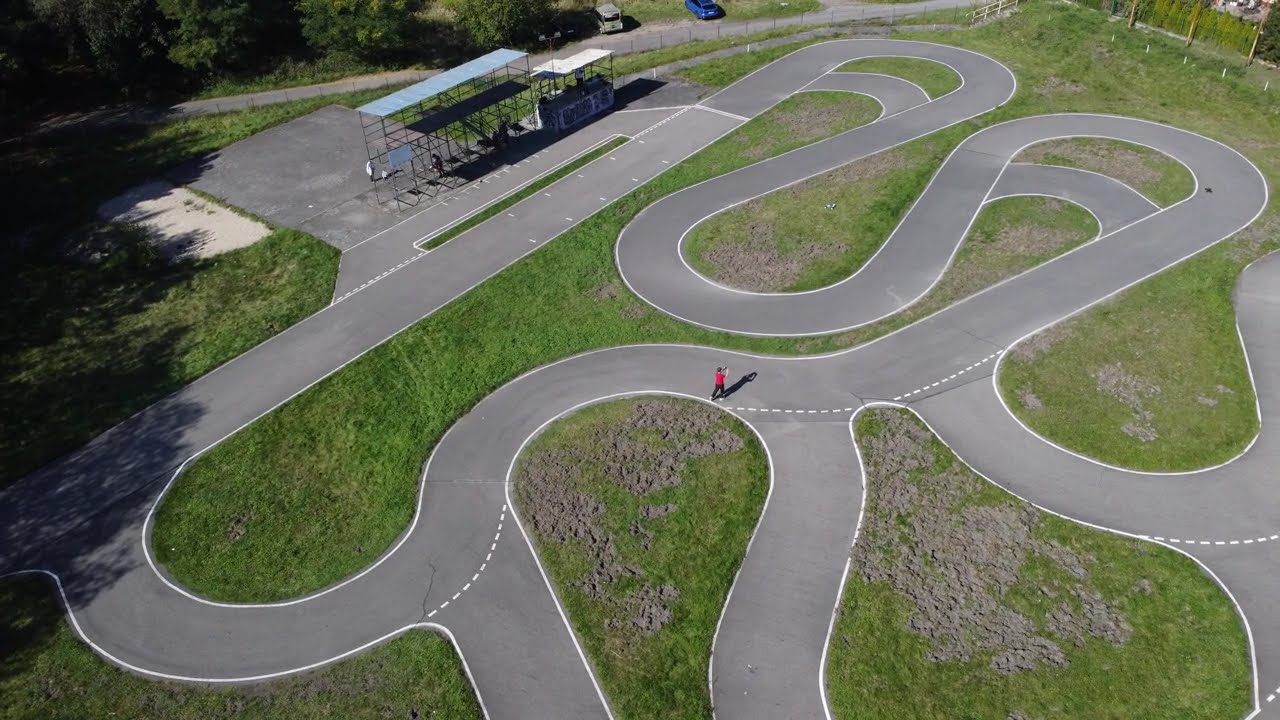 Ruda Śląska drone perspective (c1, whole track)
