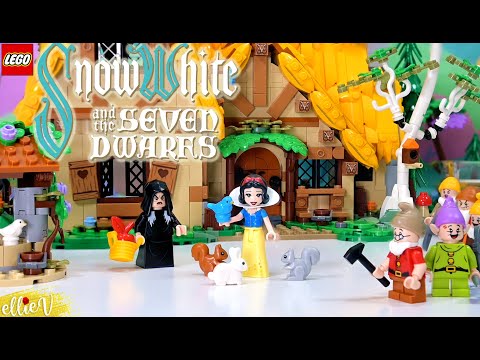 Snow White and the Seven Dwarfs' Cottage, poison apple included ???????????? Lego build & review