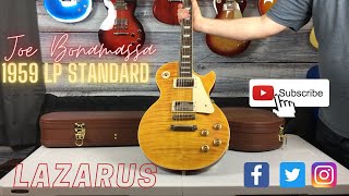 Video thumbnail for Joe Bonamassa LAZARUS 1959 LP Standard Reissue, REVIEW AND DEMO by Guitars with David