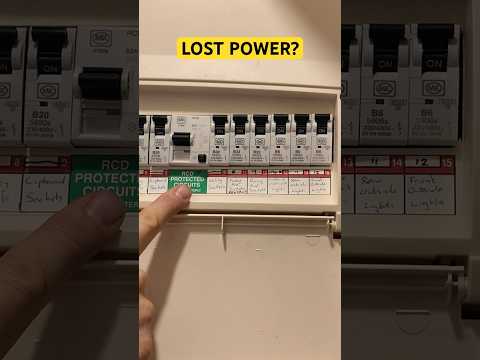 ⚡️ Lost Power? Simple Steps to Reset RCD Breaker