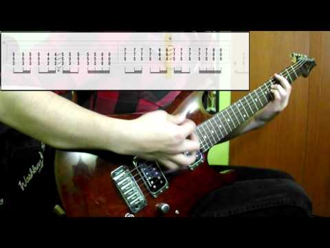Muse - Hysteria (Guitar Cover) (Play Along Tabs In Video)