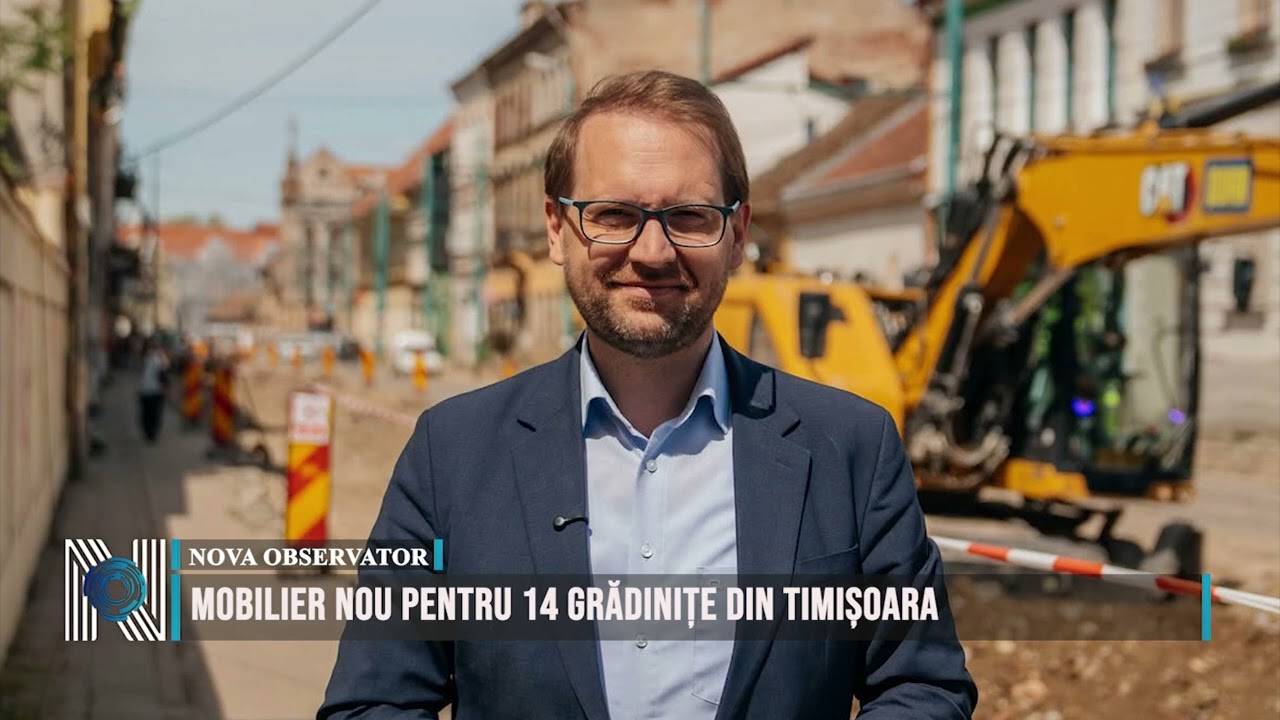 Mobilier nou pentru 14 grădinițe din Timișoara