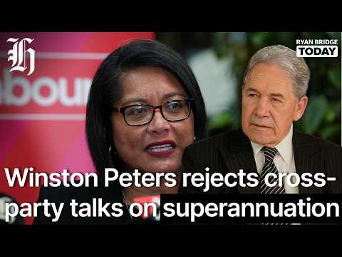 Thumbnail for 'It's a sham': Winston Peters rejects cross-party talks on superannuation | Ryan Bridge TODAY