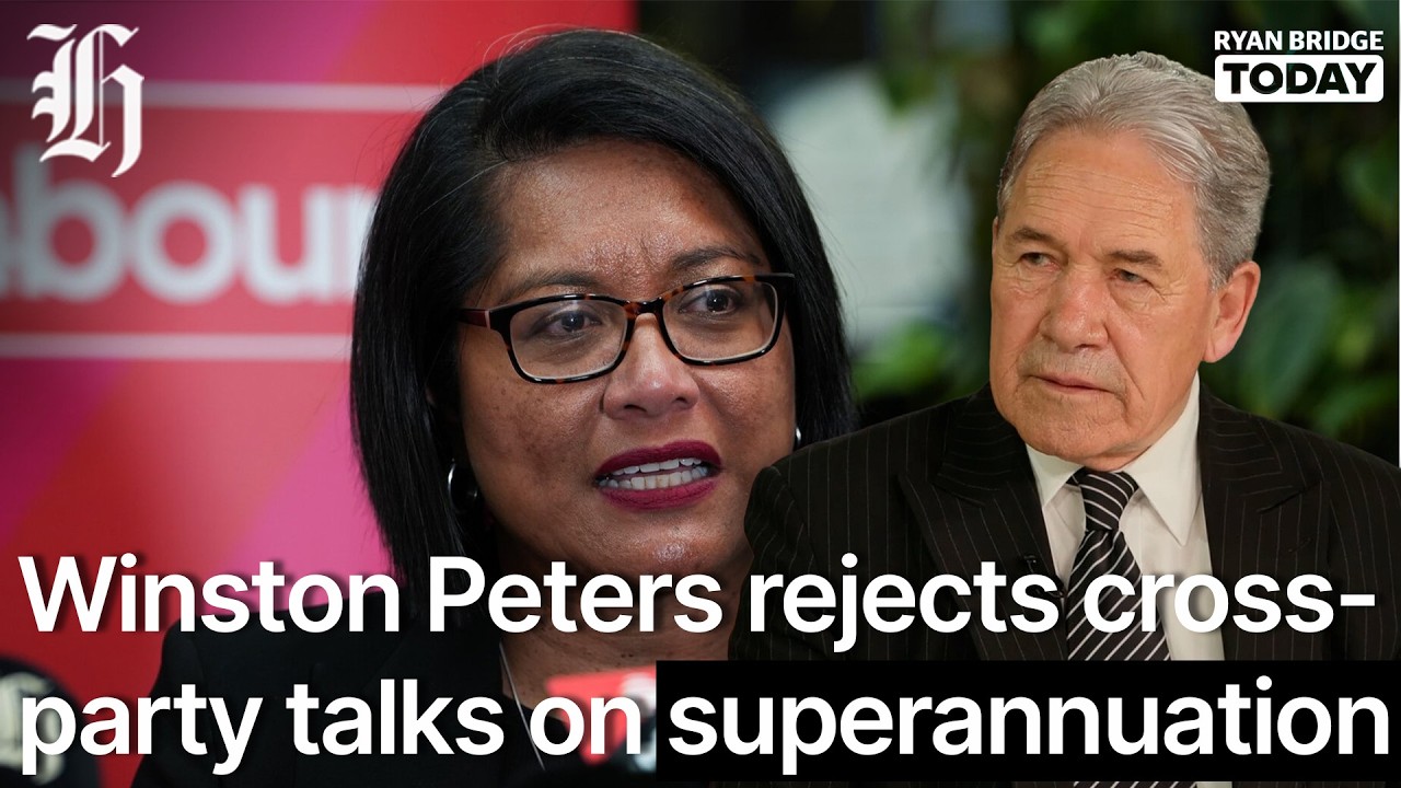 'It's a sham': Winston Peters rejects cross-party talks on superannuation | Ryan Bridge TODAY
