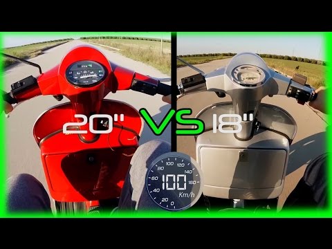 Vespa PX 177 Polini - Acceleration 0-100 km/h