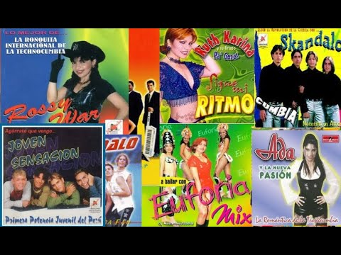 MIX TECHNO CUMBIA PERUANA 90´(ROSSY WAR, SKANDALO, ADA, Y LA NUEVA PASION,EUFORIA, TORNADO)