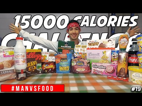 15000 CALORIE CHALLENGE - Mangio 15000 Kcal TUTTO Quello che VOGLIO - Cheat Day ITA | MAN VS FOOD