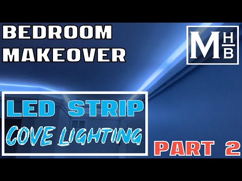 DIY LED Ceiling Trim/Cove Lighting - Part 2