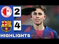 Slavia Praha Vs Barcelona 2 4 Extended HIGHLIGHTS UEFA Champions League