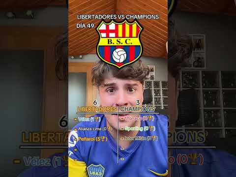 DAY 49 UNTIL THE LIBERTADORES BEATS THE CHAMPIONS LEAGUE‼️ #challenge #libertadores #vs #champions