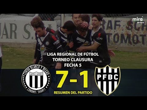 BLANCO Y NEGRO vs PUAN FC - Resumen (7-1) | Fecha 5 Torneo Clausura LIGA REGIONAL DE FÚTBOL