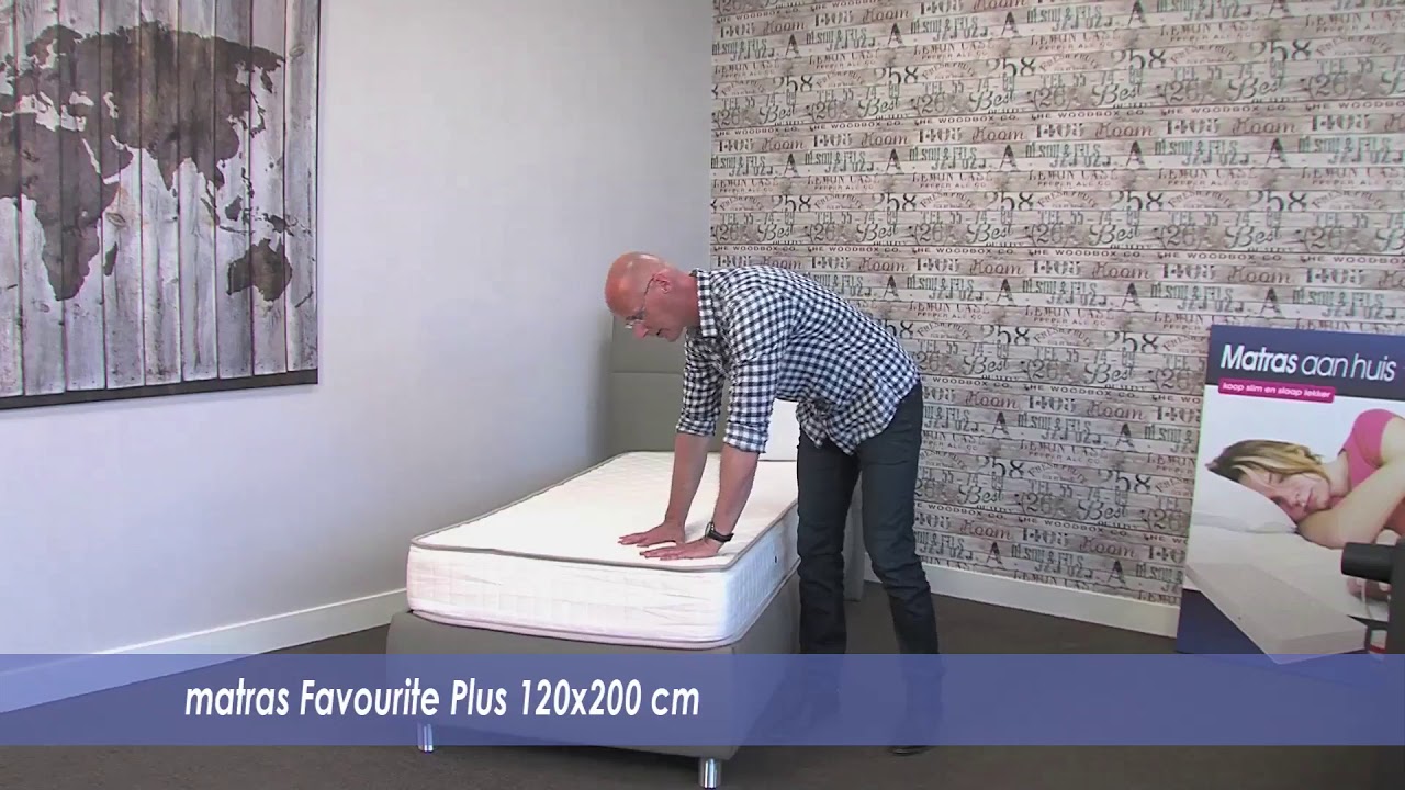 120x200 pocketvering matras Favourite PLUS | Matrasaanhuis.nl