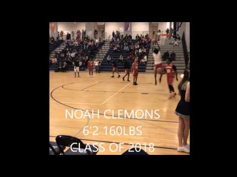 6'2 Guard Noah Clemons of Combine Academy Class of 2018 16-17 highlights