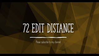 YouTube video 'Leetcode 72  Edit Distance'
