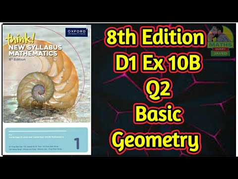 Q2 || Ex-10B || D1-8th edition || Basic Geometry || In Urdu/Hindi