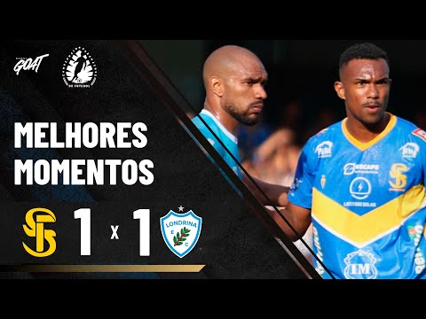 LONDRINA PERDE PÊNALTI E FICA SÓ NO EMPATE COM SÃO JOSEENSE NO 1º JOGO DAS QUARTAS DO PARANAENSE