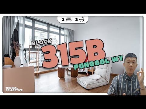 Muji-Style 3 Room HDB in Punggol| Presented by #TheRealCollective