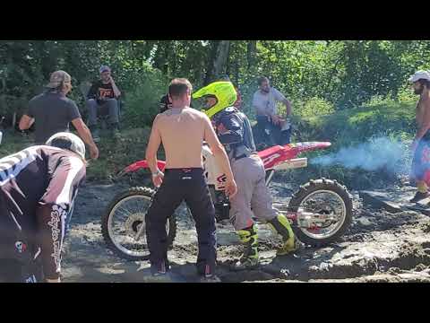 Thumbnail for 2021 HONDA CRF450 VS 1991 HONDA CR500R HILLCLIMB AT MONSON MASS