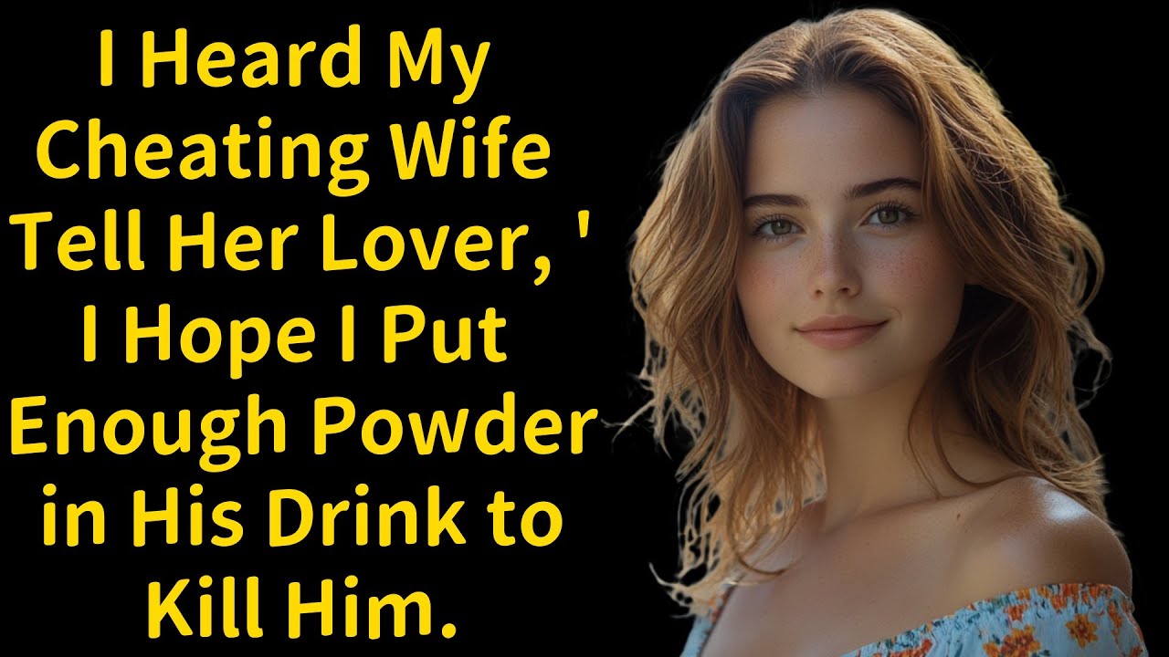 I Heard My Cheating Wife Tell Her Lover, 'I Hope I Put Enough Powder in His Drink to Kill Him...