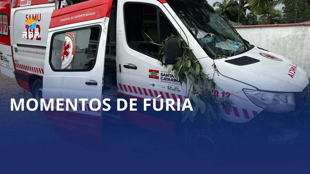 Surto, agressões e fuga