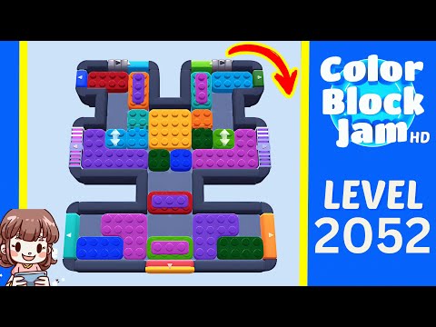 Color Block Jam Level 1150 (2052) Solution Walkthrough