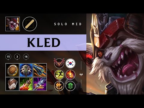 Kled Mid vs Diana - KR Grandmaster Patch 25.22