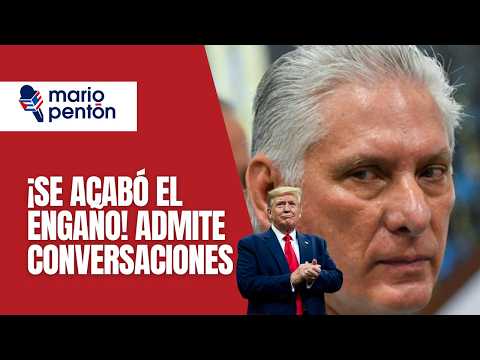 ¡CAYÓ LA MENTIRA! Díaz Canel CONFIRMA negociaciones con EE.UU.  en plena crisis