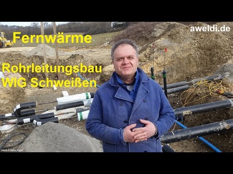 Baustellenjob in der Fernwärme Baustellen Job mit Vorrichtern und Rohrschweißern YT Channel Full HD
