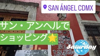 【メキシコ🇲🇽】サンアンヘルの土曜市でショッピング！