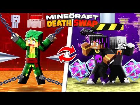 Minecraft DEATHSWAP But MOB Drops OP ITEMS😱