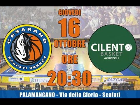 Highlights 4° Giornata: CESARANO SCAFATI BASKET - Cilento Basket Agropoli 79-68