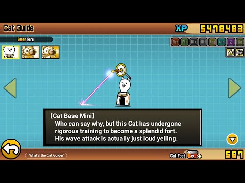 The Battle Cats - Cat Base Mini (Super Rare Cat)