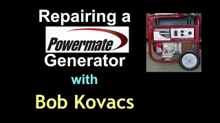 Coleman Powermate 5kW Generator (with Subaru/Robin engine) Repair