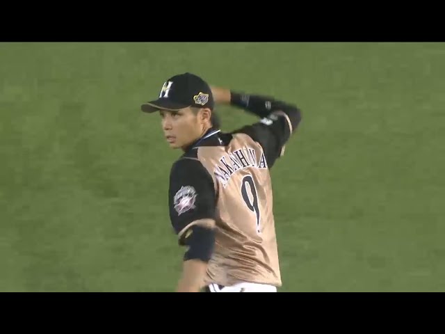 【9回裏】ファイターズ・中島卓も魅せる!! 二遊間への打球を好捕!! 2016/8/23 M-F