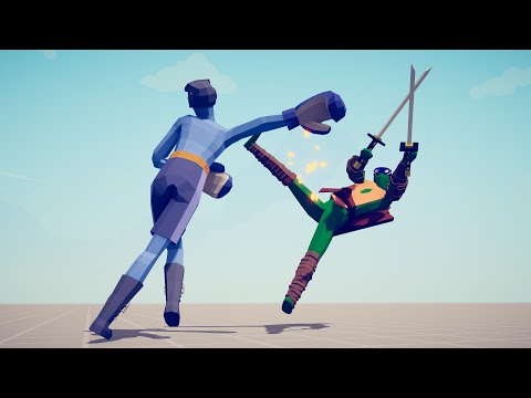 TMNT LEONARDO vs EVERY UNIT - Totally Accurate Battle Simulator TABS