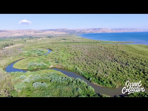 Droning the JORDAN RIVER into the SEA OF GALILEE