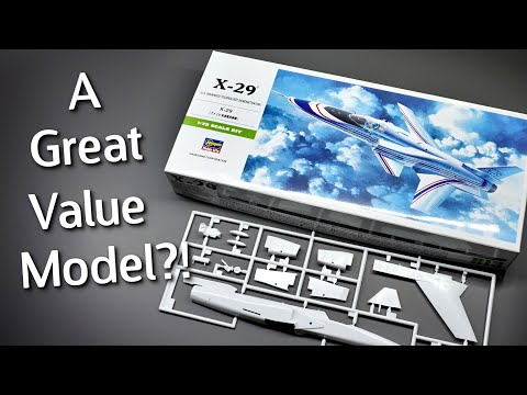 A Budget-Friendly Kit?! Hasegawa X-29 Prototype Jet - 1/72 Scale Model Kit - Unboxing Review