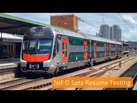Sydney Trains Vlog 2030: NIF D Sets Resume Testing