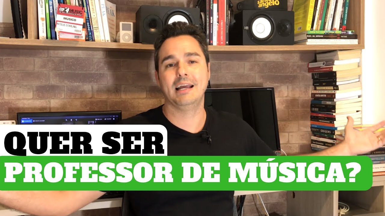 Se tornando um professor de música.