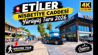 Etiler Nisbetiye Caddesi Yürüyüş Turu 2026 | Etiler 4K Walking Tour - özgürce