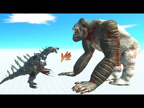 GODZILLA vs EVERY UNIT - Animal Revolt Battle Simulator