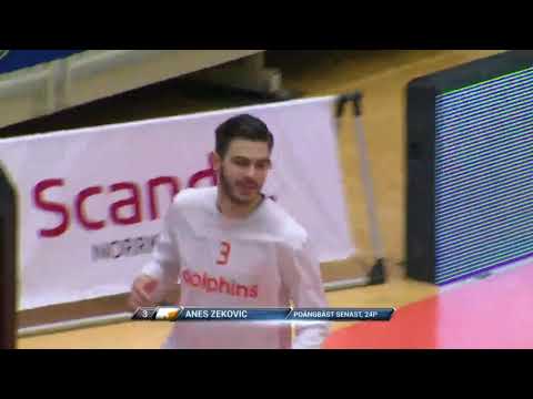 Ladarien Griffin (#22 Orange) Norrkoping v. Wetterbygden (January 2020)