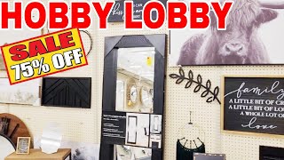 HOBBY LOBBY 75% OFF CLEARANCE HOME DECOR SALE & MORE