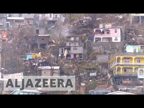 Small island of Dominica hit hardest by Hurricane Maria