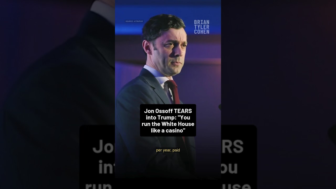 Jon Ossoff TEARS into Trump: 