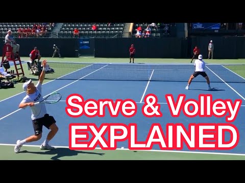 The ACTUAL Way To Serve & Volley (Tennis Strategy Explained)